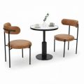 Combo bàn ghế cafe chân sắt sơn tĩnh điện CBCF368