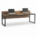 Bàn làm việc kích thước lớn 240x80cm gỗ plywood hệ Rectang HBRT154
