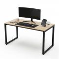 Bàn ZDesk tích hợp hộp điện âm bàn 140x70cm gỗ cao su chân sắt hệ Rectang ZD047