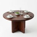 Bàn ăn tròn 100x100cm gỗ thông BA68320