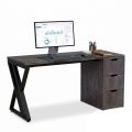 Bàn làm việc gác tủ 150x60x75cm gỗ tự nhiên chân hệ XConcept BD68205