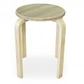 Ghế đôn tròn gỗ chân uốn plywood GCF180