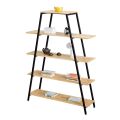 Kệ khung sắt chữ A 5 tầng gỗ cao su KKS001