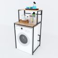 KMG68003 - Kệ máy giặt 2 tầng gỗ Cao Su khung sắt tĩnh điện
