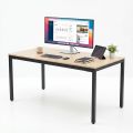 Bàn làm việc 160x80cm gỗ Plywood màu bê tông chân sắt Uconcept HBUC044
