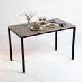 Bàn ăn đơn giản 1m2 gỗ Plywood chân sắt BA68088