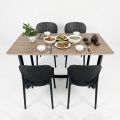 Bộ Bàn Ăn 140x80cm Và 4 Ghế Nhựa Cao Cấp CBBA092