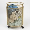 Giỏ đựng đồ giặt di động bằng sắt sơn tĩnh điện KPT68017