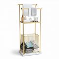 Giỏ để đồ phòng tắm di động khung sắt sơn tĩnh điện KPT68026