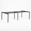 Chân sắt lắp ráp cho bàn họp 240x120cm hệ OMA II sơn tĩnh điện HCOM209