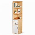 Kệ tủ góc tường 40x40x180cm gỗ cao su KGT68009