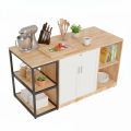  Bàn đảo bếp 160x70x81cm gỗ cao su KISL007