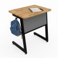 Bàn học sinh 70x50cm gỗ cao su chân sắt chữ C PSD037
