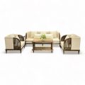 Combo bộ bàn ghế sofa INDOCHI gỗ tần bì CBSF68033