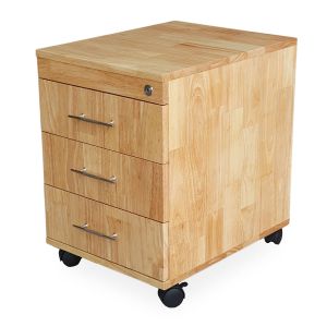 Tủ hồ sơ cá nhân có 3 ngăn kéo 50x40x50cm gỗ cao su TCN68001 Tủ hồ sơ cá nhân có 3 ngăn kéo 50x40x50cm gỗ cao su TCN68001