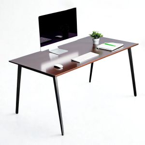 Bàn làm việc 160x80cm gỗ cao su hệ Đa Giác HDG020 Bàn làm việc 160x80cm gỗ cao su hệ Đa Giác HDG020