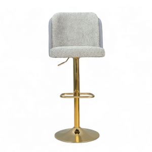 Ghế bar Alva bọc vải CHENILLE chân xoay nâng hạ GAK068 Ghế bar Alva bọc vải CHENILLE chân xoay nâng hạ GAK068