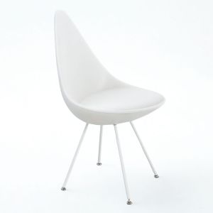 Ghế cafe giọt nước nhựa ABS chân sắt GAK8112