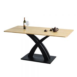 Bàn ăn chữ nhật 160x80cm gỗ cao su BA68200 Bàn ăn chữ nhật 160x80cm gỗ cao su BA68200