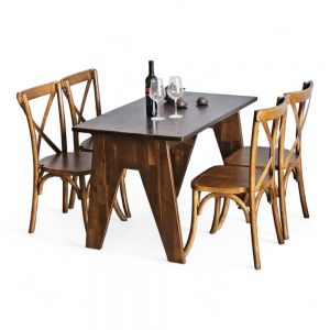 Combo bàn ghế ăn 4 người BBA170