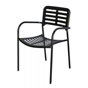 Ghế sắt ngoài trời có tay vịn GCF219