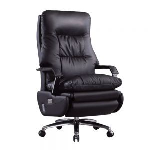 Ghế giám đốc da bò chỉnh điện ngả nằm chân nhôm GAK996 Ghế giám đốc da bò chỉnh điện ngả nằm chân nhôm GAK996