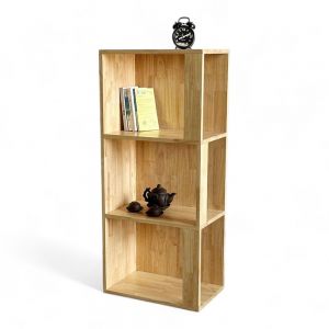 Kệ Sách 3 Tầng Gỗ Cao Su KS68264