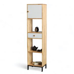 Kệ trang trí 40x30x160cm gỗ cao su KS68264