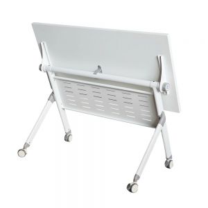 Bàn đào tạo gấp gọn 120x60cm chân sắt di động SPD68224