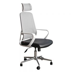 Ghế xoay văn phòng lưng lưới có tựa đầu HOM1102-T04 Ghế xoay văn phòng lưng lưới có tựa đầu HOM1102-T04