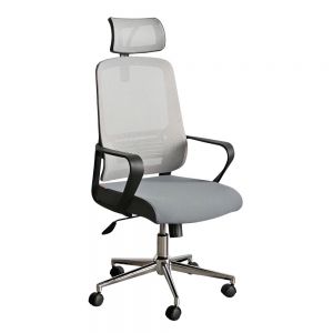 Ghế xoay văn phòng lưng lưới có tựa đầu HOM1102-D04 Ghế xoay văn phòng lưng lưới có tựa đầu HOM1102-D04