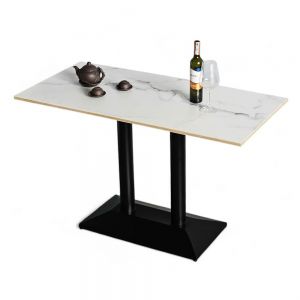 Bàn ăn chữ nhật 120x60cm gỗ plywood vân đá CFD68237 Bàn ăn chữ nhật 120x60cm gỗ plywood vân đá CFD68237