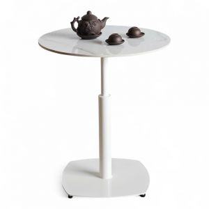 Bàn cafe tròn 60cm mặt đá ceramic CFD68238