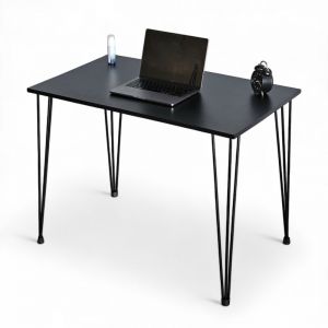 Bàn làm việc 100x60cm gỗ cao su chân Hairpin SPD68231 Bàn làm việc 100x60cm gỗ cao su chân Hairpin SPD68231