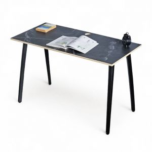 Bàn làm việc 120x60cm gỗ plywood vân giả đá hệ đa giác HDG022 Bàn làm việc 120x60cm gỗ plywood vân giả đá hệ đa giác HDG022