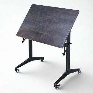 Bàn đào tạo di động 80x60cm gỗ cao su SPD68233 Bàn đào tạo di động 80x60cm gỗ cao su SPD68233