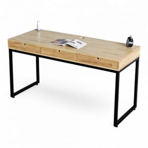 Bàn làm việc có ngăn kéo 160x60cm gỗ cao su BD68136