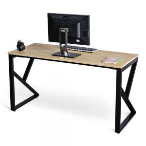 Bàn làm việc 140x60cm gỗ plywood vân Cut Trunk hệ KConcept HBKC052 Bàn làm việc 140x60cm gỗ plywood vân Cut Trunk hệ KConcept HBKC052
