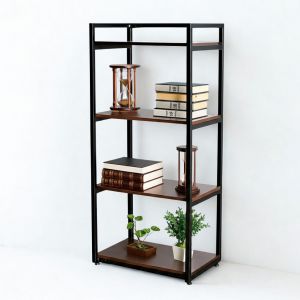 Kệ sách 4 tầng 60x40x130cm gỗ cao su KS68287