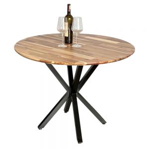 Bàn tròn 100cm gỗ Tràm chân sắt - BA68215 Bàn tròn 100cm gỗ Tràm chân sắt - BA68215