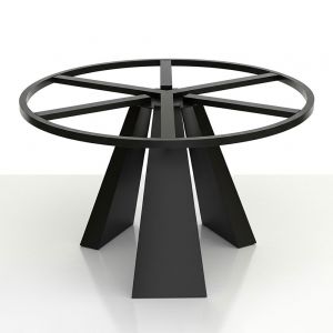 Chân sắt sơn tĩnh điện cho bàn ăn tròn 120-140cm - CHBBA039