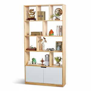 Kệ sách Azen gỗ cao su 90x30x180cm - KS68294