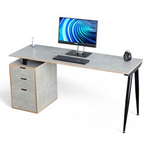 Bàn làm việc gác tủ 160x55cm gỗ plywood hệ CONE HBCO070 Bàn làm việc gác tủ 160x55cm gỗ plywood hệ CONE HBCO070