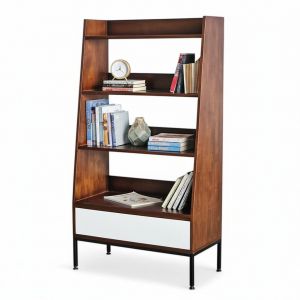 Kệ sách Angle 80x40x150cm gỗ cao su KS68301