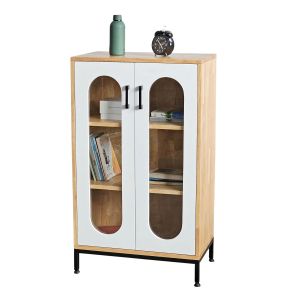 Tủ trang trí Solara 60x35x100cm gỗ cao su KTB68208 Tủ trang trí Solara 60x35x100cm gỗ cao su KTB68208