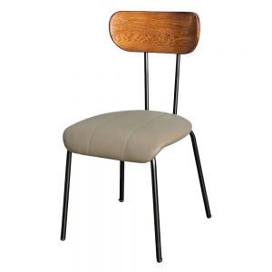 Ghế Lotte bọc nệm da Simili chân sắt sơn tĩnh điện GSK005