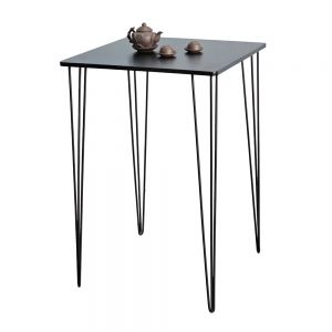 Bàn bar mặt vuông 70x70cm chân sắt Hairpin sơn tĩnh điện BB037 Bàn bar mặt vuông 70x70cm chân sắt Hairpin sơn tĩnh điện BB037