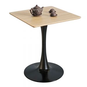 Bàn cafe vuông 60x60cm gỗ plywood chân sắt Tolix CFD68254 Bàn cafe vuông 60x60cm gỗ plywood chân sắt Tolix CFD68254