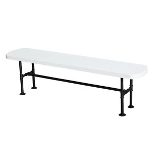 Ghế băng dài 160x32cm gỗ thông chân ống nước GBD054