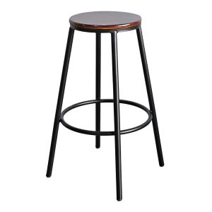 Ghế bar mặt gỗ tròn chân sắt sơn tĩnh điện GBSK021 Ghế bar mặt gỗ tròn chân sắt sơn tĩnh điện GBSK021